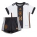 Baby Fußballbekleidung Deutschland Jamal Musiala #14 Heimtrikot WM 2022 Kurzarm (+ kurze hosen)